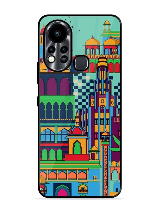 Indian Tapestry Glossy Soft Edge Case for Infinix Hot 11S Chachhi