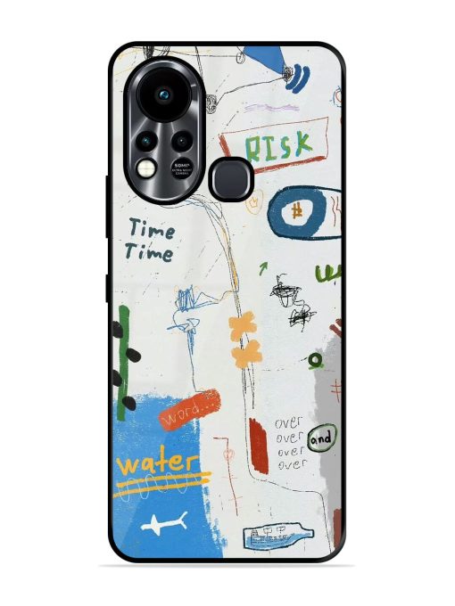 Mind Map Madness Glossy Soft Edge Case for Infinix Hot 11S Chachhi