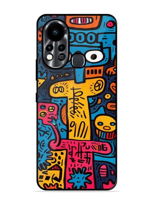 Doodletopia Glossy Soft Edge Case for Infinix Hot 11S Chachhi