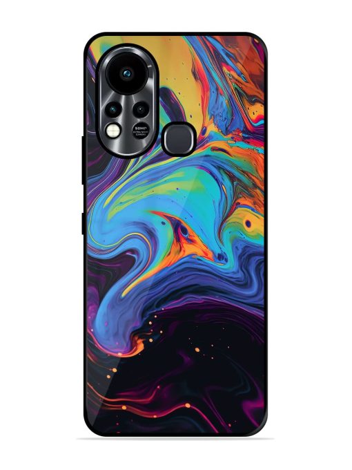 Liquid Dreamscape Glossy Soft Edge Case for Infinix Hot 11S Chachhi