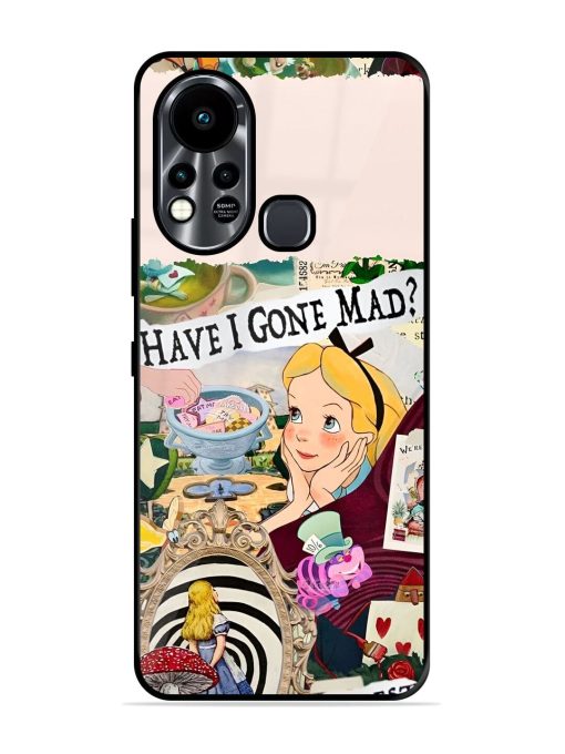 Mad Hatter'S Collage Glossy Soft Edge Case for Infinix Hot 11S Chachhi