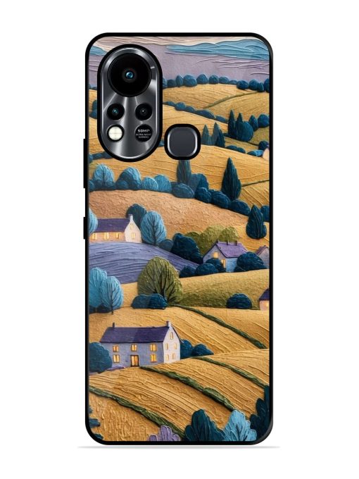 Rolling Hilltop Haven Glossy Soft Edge Case for Infinix Hot 11S Chachhi