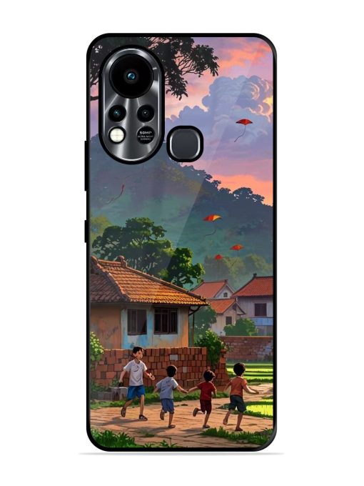 Sunset Play Glossy Soft Edge Case for Infinix Hot 11S Chachhi