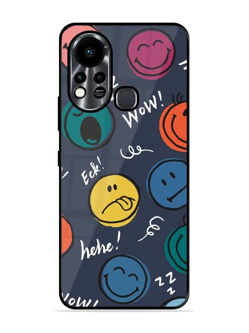 Emoticon Parade Glossy Soft Edge Case for Infinix Hot 11S Chachhi