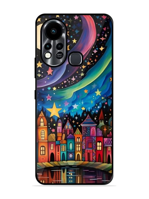 Starlit Village Glossy Soft Edge Case for Infinix Hot 11S Chachhi