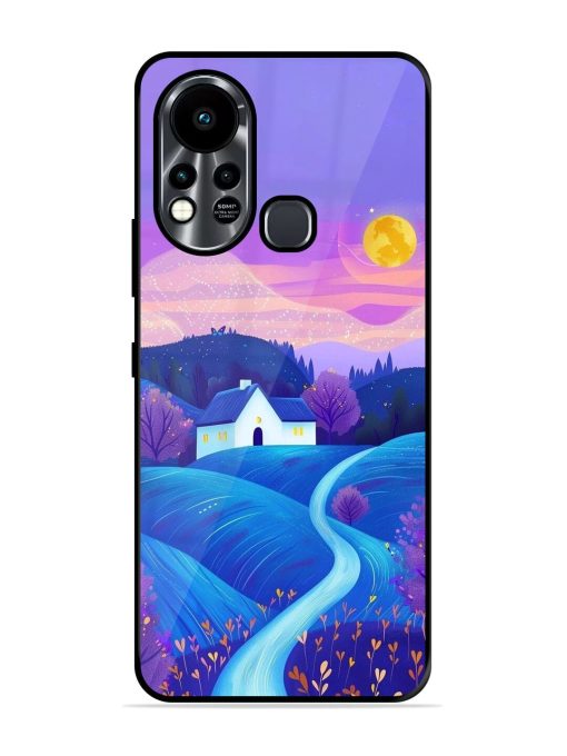 Moonlit Meadow Glossy Soft Edge Case for Infinix Hot 11S