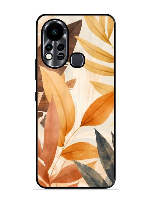 Earthy Elegance Glossy Soft Edge Case for Infinix Hot 11S Chachhi