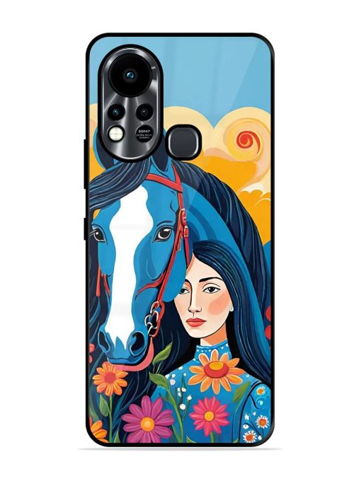 Equine Enchantment Glossy Soft Edge Case for Infinix Hot 11S Chachhi