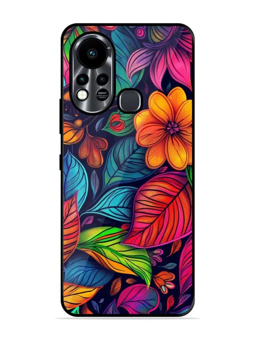 Rainbow Of Blooms Glossy Soft Edge Case for Infinix Hot 11S Chachhi