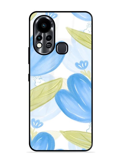 Bunny'S Blue Garden Glossy Soft Edge Case for Infinix Hot 11S Chachhi