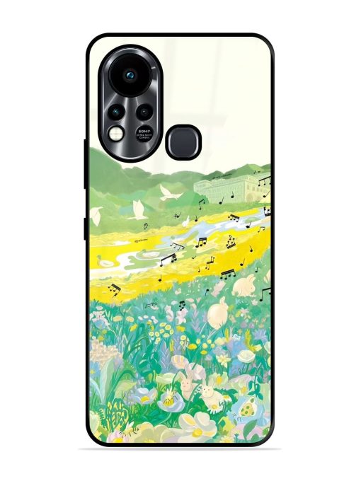 Melody In Bloom Glossy Soft Edge Case for Infinix Hot 11S Chachhi