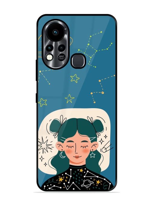 Cosmic Daydreamer Glossy Soft Edge Case for Infinix Hot 11S Chachhi