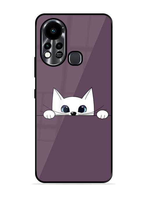 Peek-A-Boo Kitty Glossy Soft Edge Case for Infinix Hot 11S Chachhi