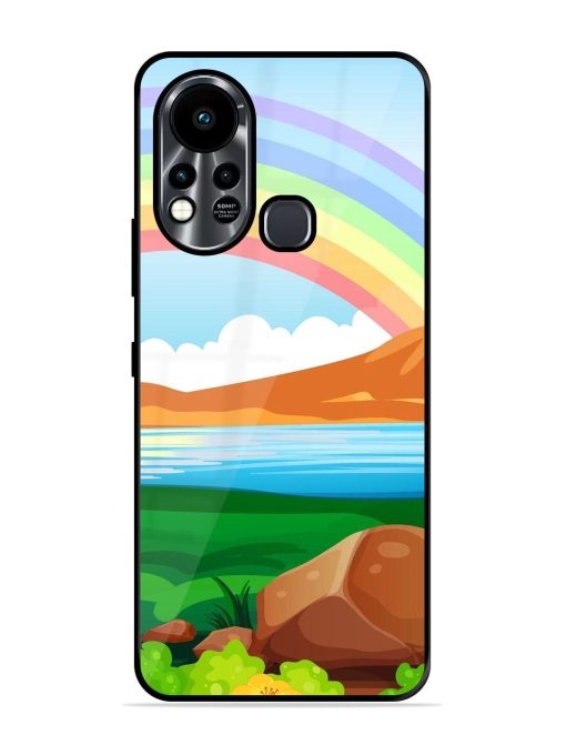 Rainbow Over The Lake Glossy Soft Edge Case for Infinix Hot 11S Chachhi