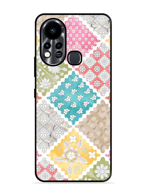 Patchwork Dreamscape Glossy Soft Edge Case for Infinix Hot 11S Chachhi