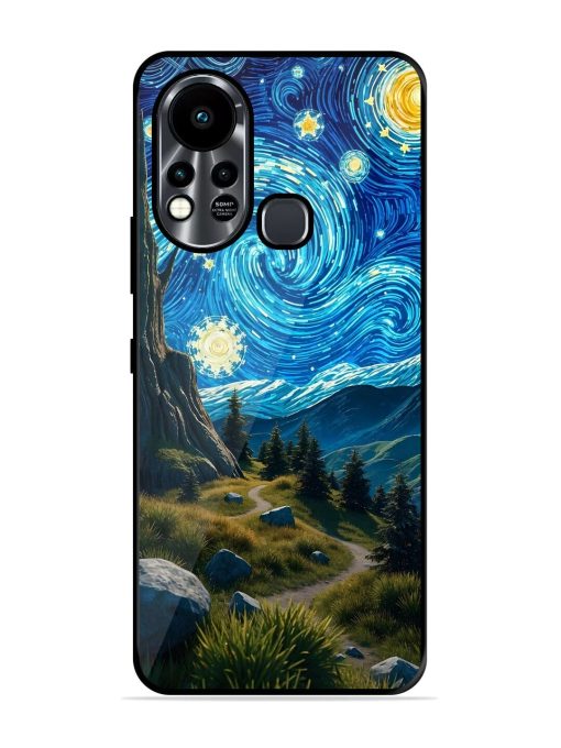 Starry Night In The Shire Glossy Soft Edge Case for Infinix Hot 11S Chachhi