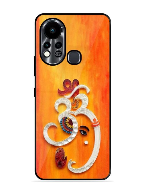 Ganesha In Quilling Art Glossy Soft Edge Case for Infinix Hot 11S Chachhi