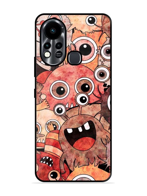 Monster Mash Glossy Soft Edge Case for Infinix Hot 11S Chachhi