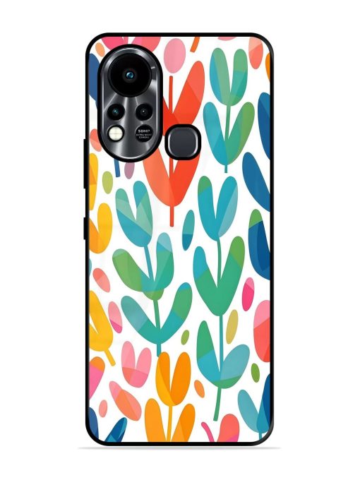 Rainbow Of Blooms Glossy Soft Edge Case for Infinix Hot 11S Chachhi