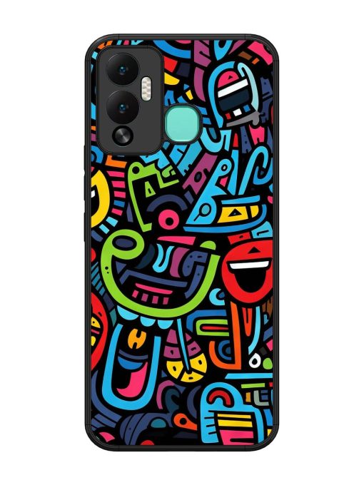 Doodlephoria Glossy Soft Edge Case for Infinix Hot 12 Play Chachhi