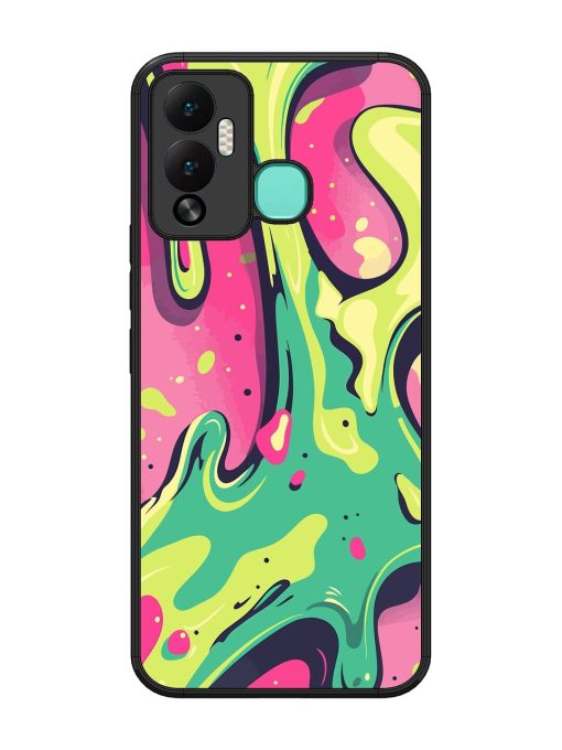 Gooey Grooves Glossy Soft Edge Case for Infinix Hot 12 Play Chachhi