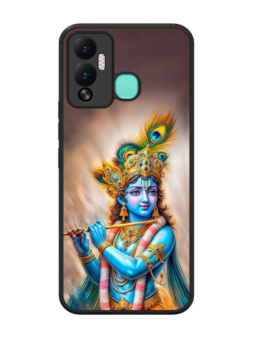 Divine Krishna Glossy Soft Edge Case for Infinix Hot 12 Play Chachhi