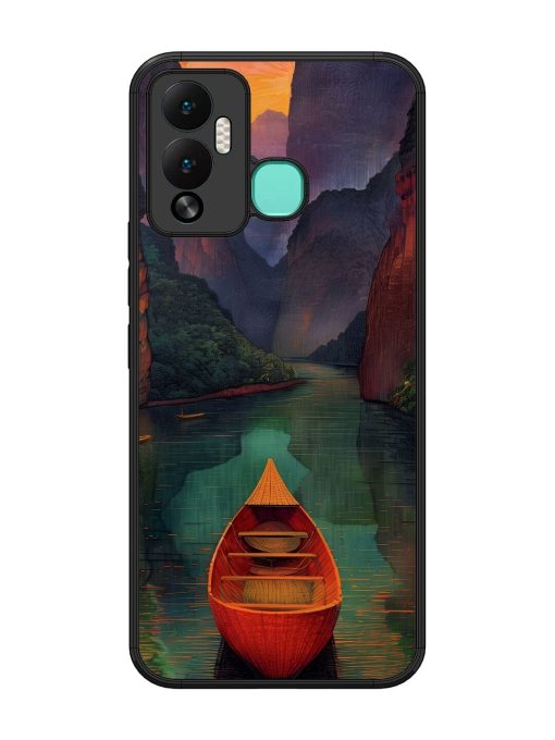 Serene Passage Glossy Soft Edge Case for Infinix Hot 12 Play Chachhi