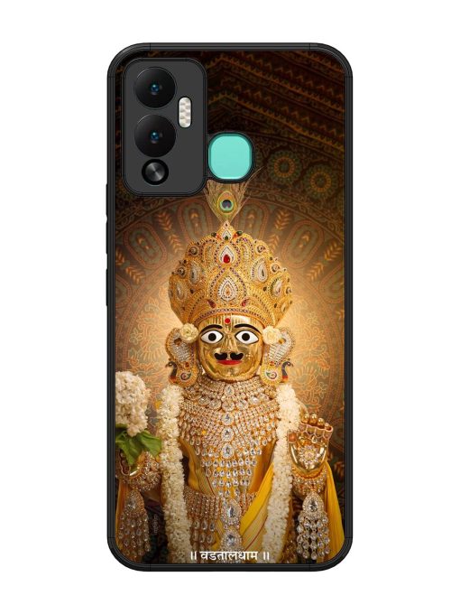 Hare Krishna Maharaj Glossy Soft Edge Case for Infinix Hot 12 Play Chachhi