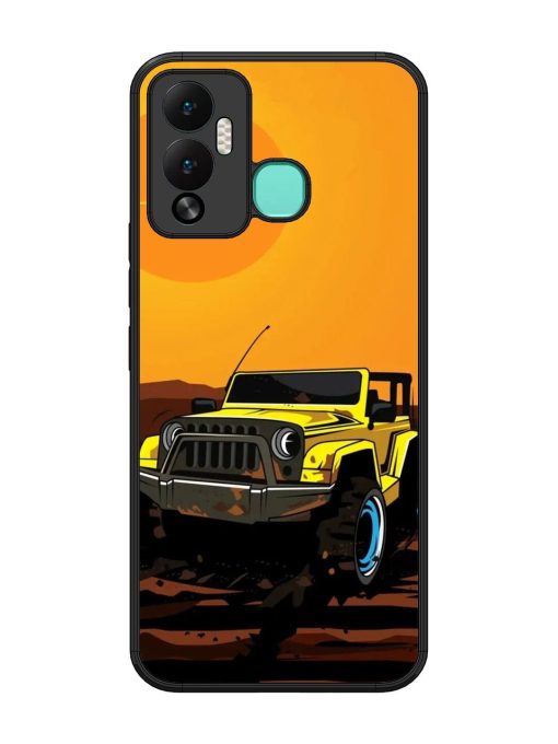 Sunset Cruise Glossy Soft Edge Case for Infinix Hot 12 Play Chachhi