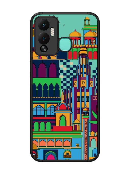 Indian Tapestry Glossy Soft Edge Case for Infinix Hot 12 Play Chachhi