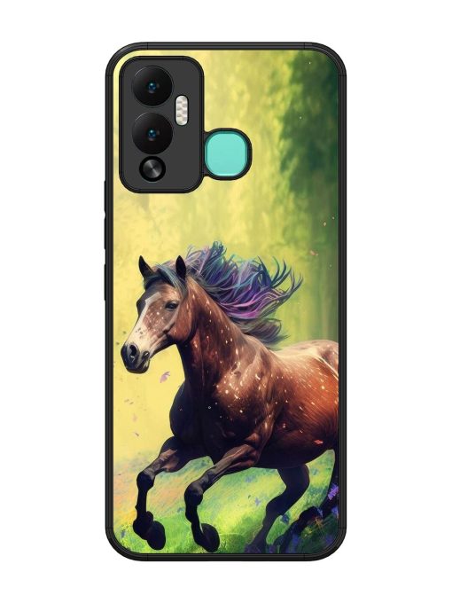 Enchanted Gallop Glossy Soft Edge Case for Infinix Hot 12 Play Chachhi