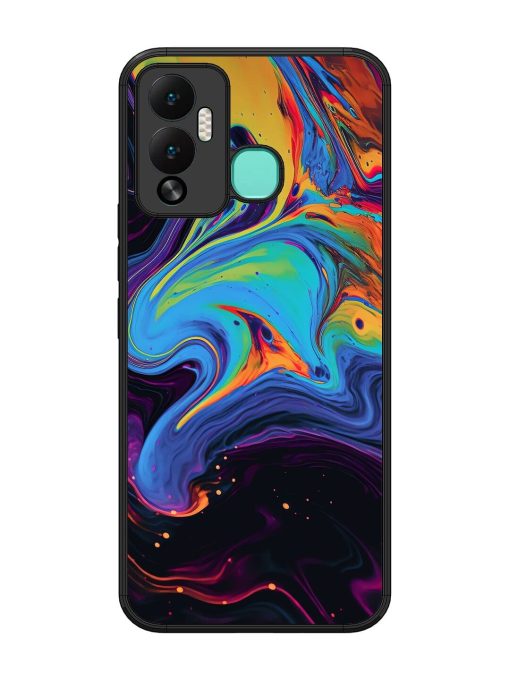 Liquid Dreamscape Glossy Soft Edge Case for Infinix Hot 12 Play Chachhi