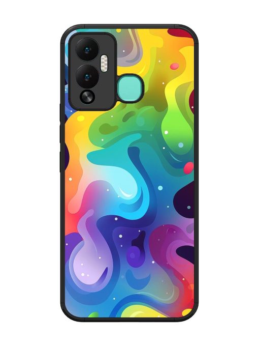 Rainbow River Glossy Soft Edge Case for Infinix Hot 12 Play Chachhi