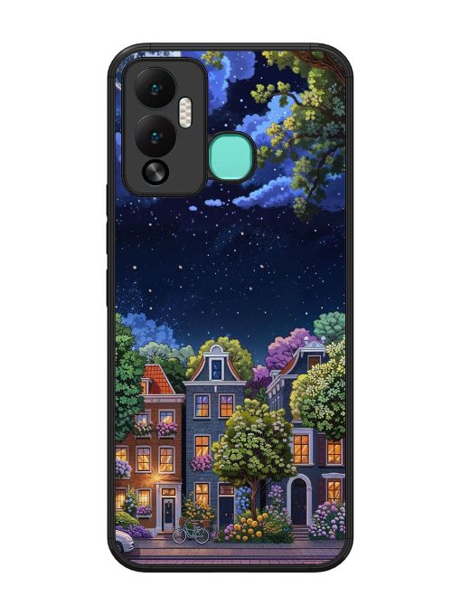 Moonlit Streets Glossy Soft Edge Case for Infinix Hot 12 Play Chachhi