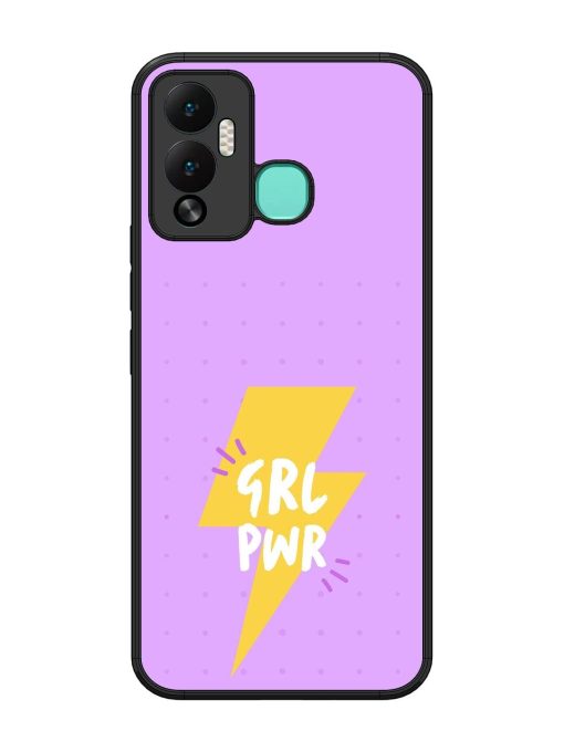 Girl Power Spark Glossy Soft Edge Case for Infinix Hot 12 Play Chachhi