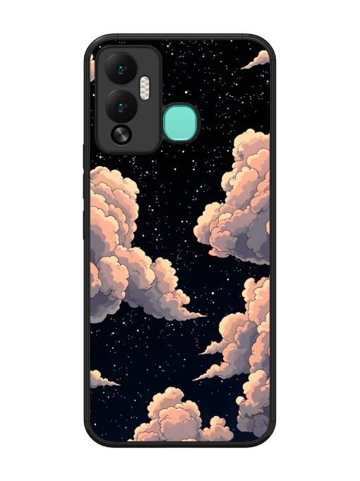 Starry Night Dreams Glossy Soft Edge Case for Infinix Hot 12 Play