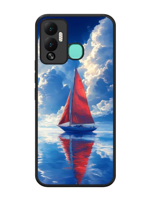 Crimson Sails Glossy Soft Edge Case for Infinix Hot 12 Play Chachhi