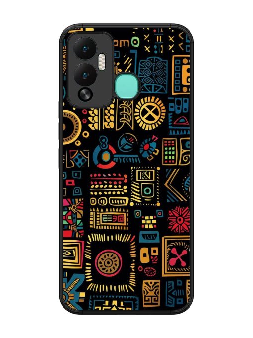 Tribal Tapestry Glossy Soft Edge Case for Infinix Hot 12 Play Chachhi