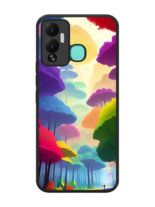 Rainbow Road Glossy Soft Edge Case for Infinix Hot 12 Play Chachhi