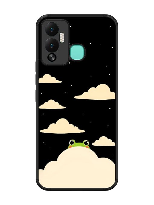 Froggy Night Sky Glossy Soft Edge Case for Infinix Hot 12 Play Chachhi