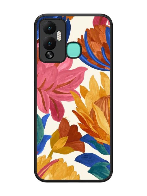 Blooming Tapestry Glossy Soft Edge Case for Infinix Hot 12 Play Chachhi