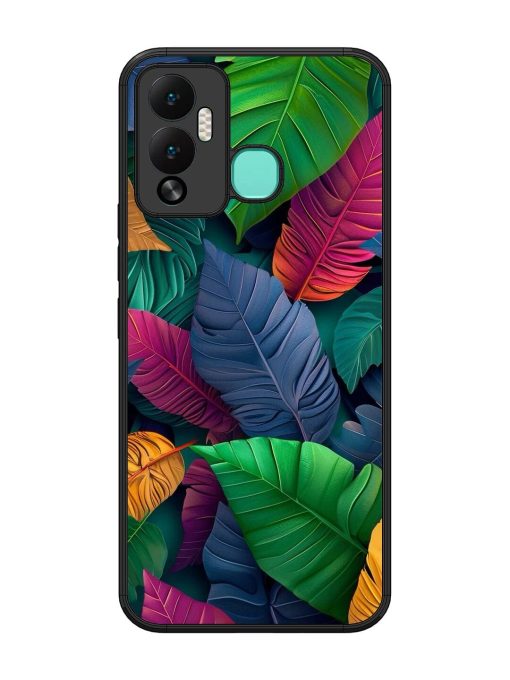 Tropical Tapestry Glossy Soft Edge Case for Infinix Hot 12 Play Chachhi