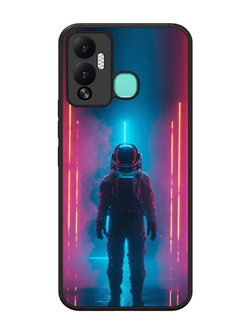 Neon Astronaut Glossy Soft Edge Case for Infinix Hot 12 Play Chachhi