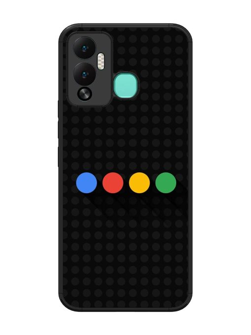 Google Dots Glossy Soft Edge Case for Infinix Hot 12 Play Chachhi