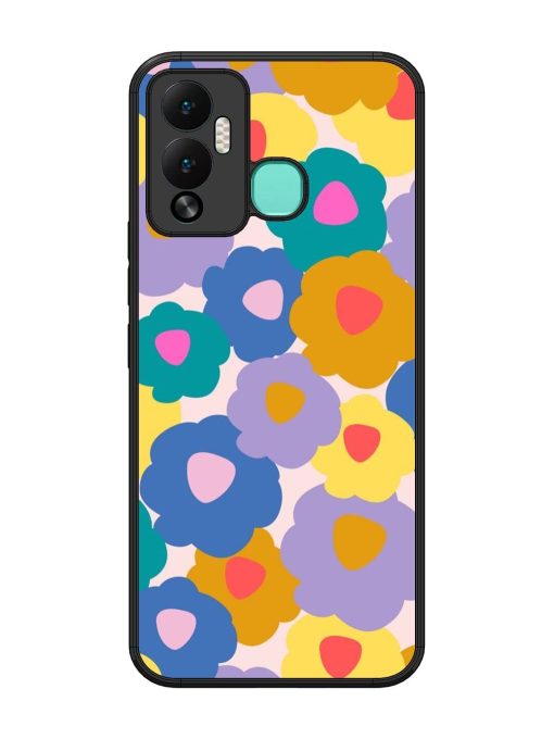 Flower Power Glossy Soft Edge Case for Infinix Hot 12 Play Chachhi