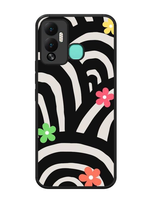 Rainbow Arcs Glossy Soft Edge Case for Infinix Hot 12 Play Chachhi