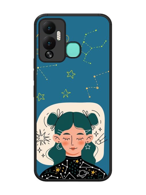 Cosmic Daydreamer Glossy Soft Edge Case for Infinix Hot 12 Play Chachhi