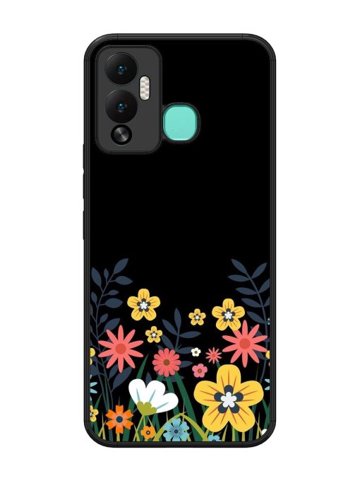 Floral Night Sky Glossy Soft Edge Case for Infinix Hot 12 Play Chachhi