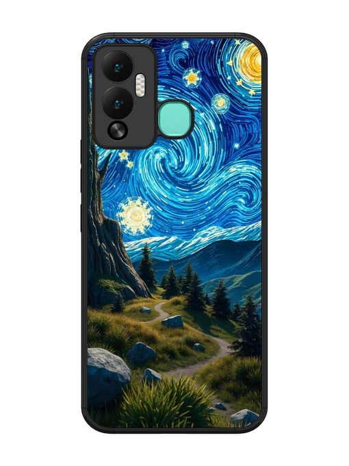 Starry Night In The Shire Glossy Soft Edge Case for Infinix Hot 12 Play Chachhi