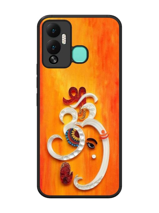 Ganesha In Quilling Art Glossy Soft Edge Case for Infinix Hot 12 Play Chachhi